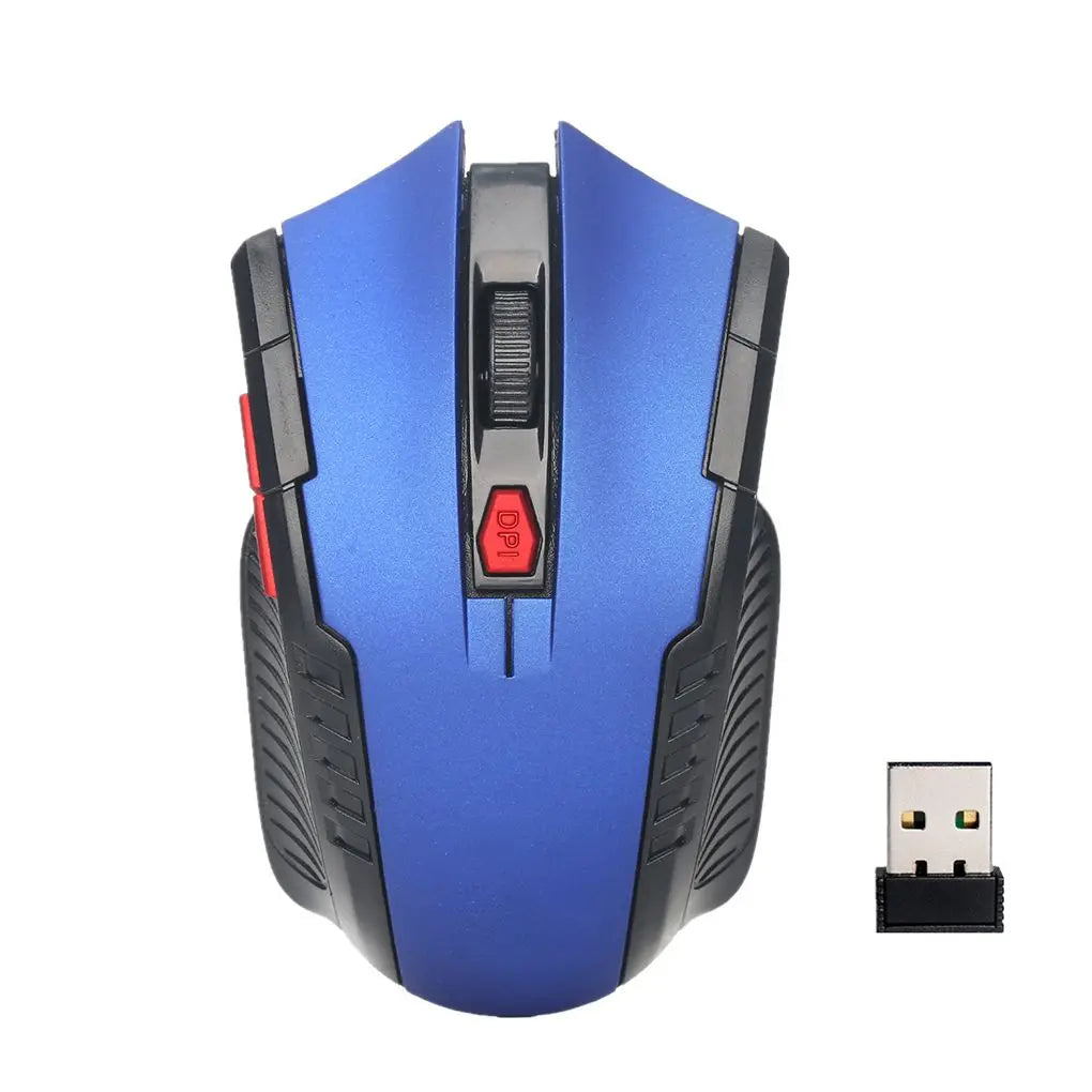 BARGAIN 2.4Ghz Gaming Wireless Mouse With USB Receiver 1000-1600 Adjustable DPI PC Computer Gaming Mouse