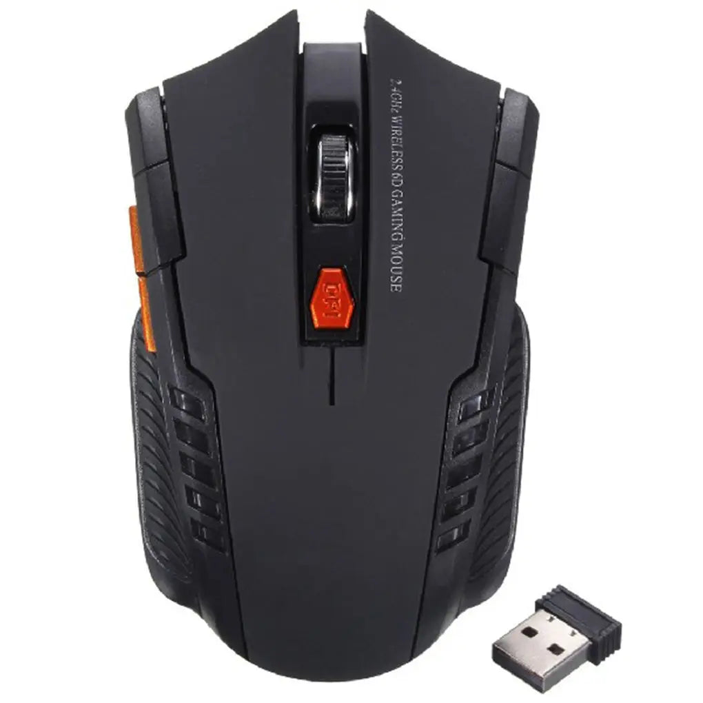 BARGAIN 2.4Ghz Gaming Wireless Mouse With USB Receiver 1000-1600 Adjustable DPI PC Computer Gaming Mouse