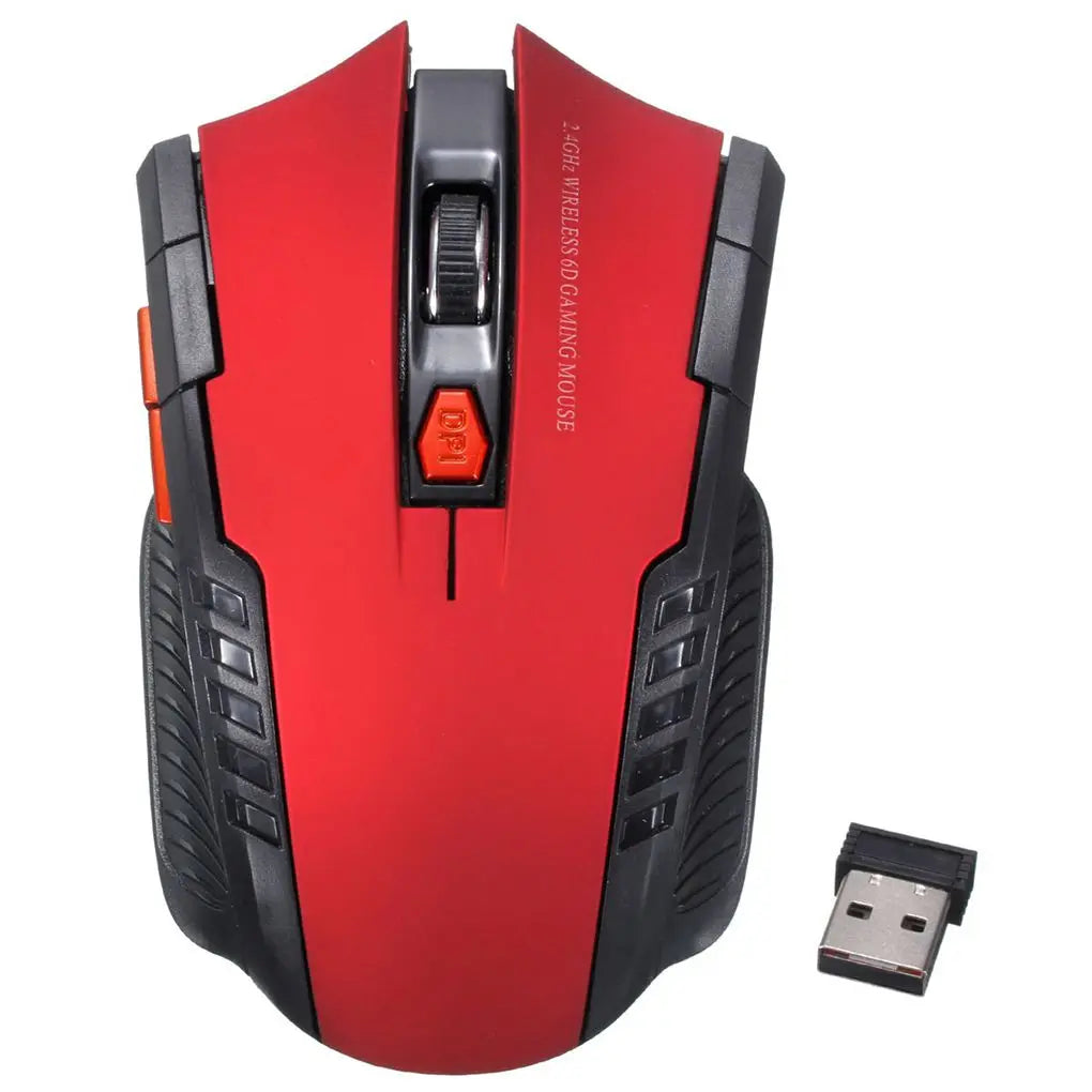 BARGAIN 2.4Ghz Gaming Wireless Mouse With USB Receiver 1000-1600 Adjustable DPI PC Computer Gaming Mouse