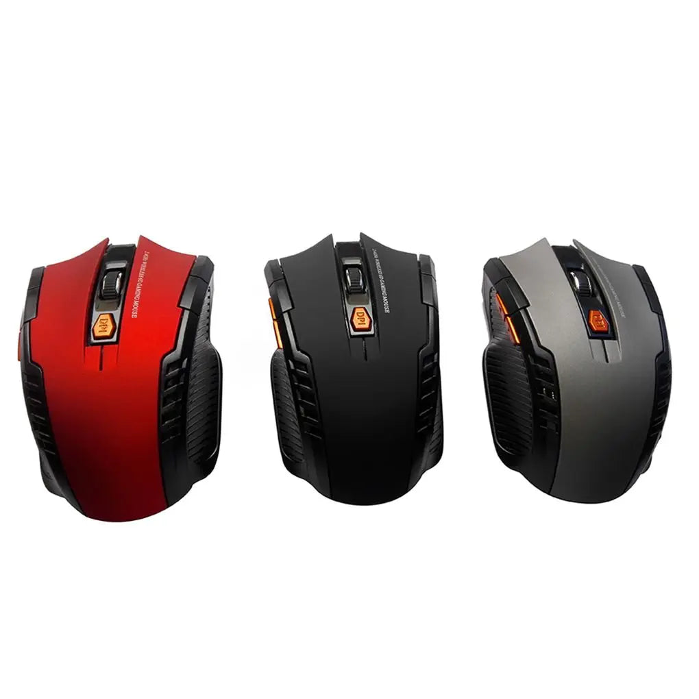 BARGAIN 2.4Ghz Gaming Wireless Mouse With USB Receiver 1000-1600 Adjustable DPI PC Computer Gaming Mouse
