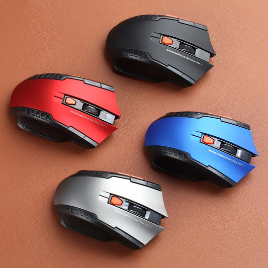BARGAIN 2.4Ghz Gaming Wireless Mouse With USB Receiver 1000-1600 Adjustable DPI PC Computer Gaming Mouse