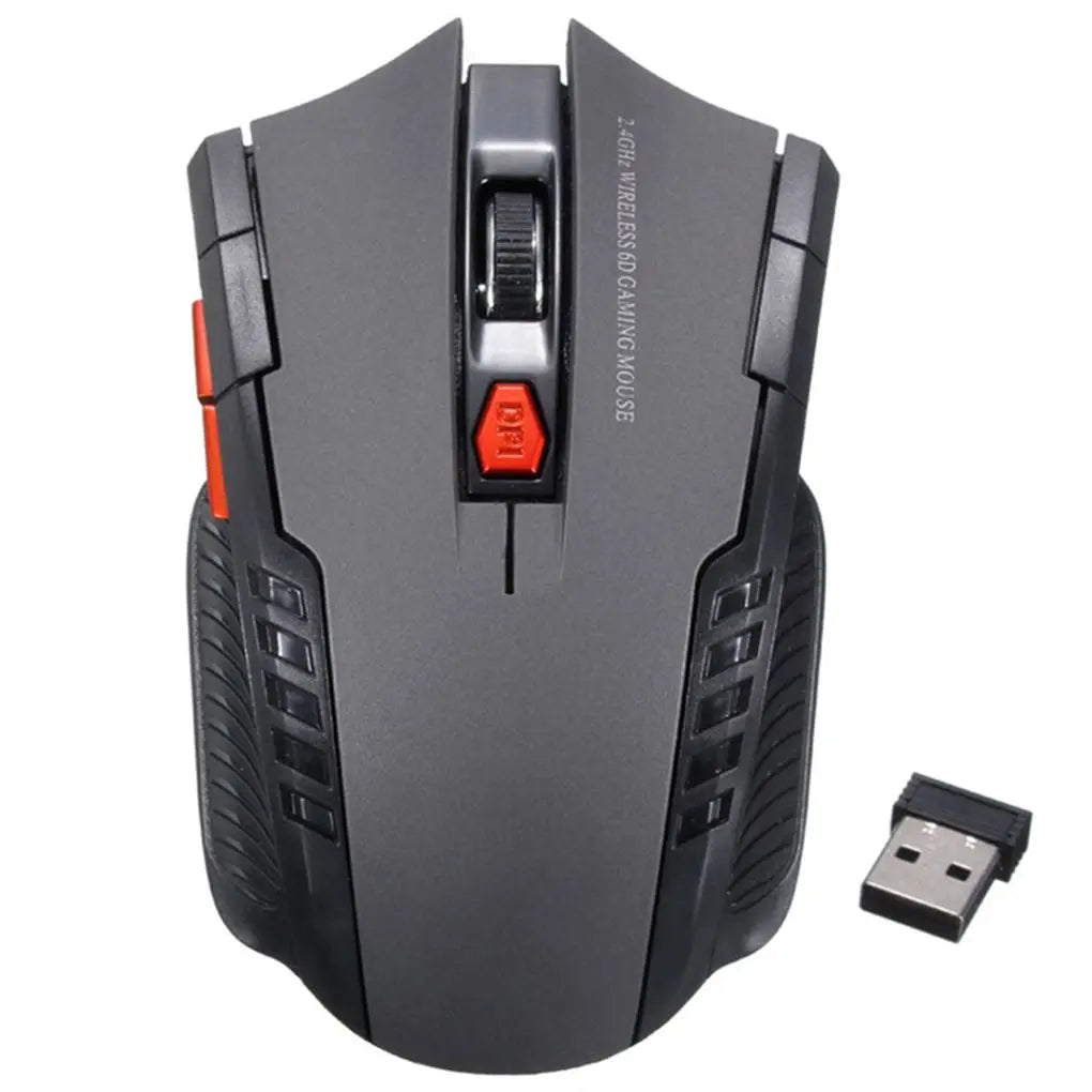 BARGAIN 2.4Ghz Gaming Wireless Mouse With USB Receiver 1000-1600 Adjustable DPI PC Computer Gaming Mouse